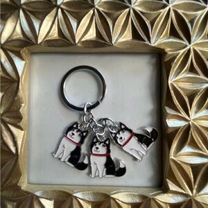 Husky keychain
